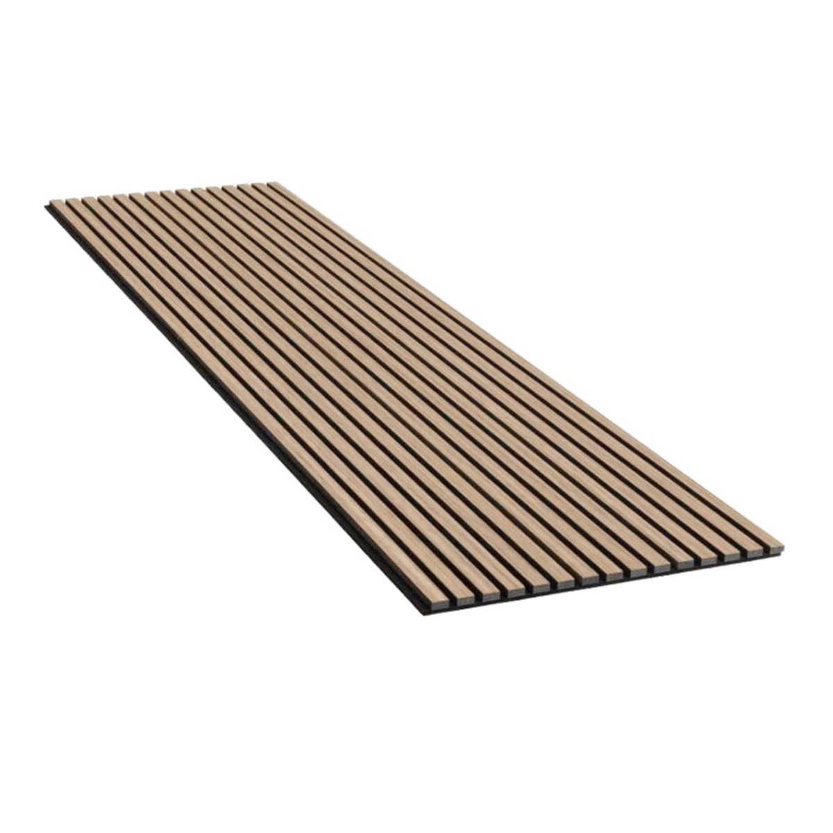 Evella akustikkpanel i trefiner VN40 2400x600 mm eik