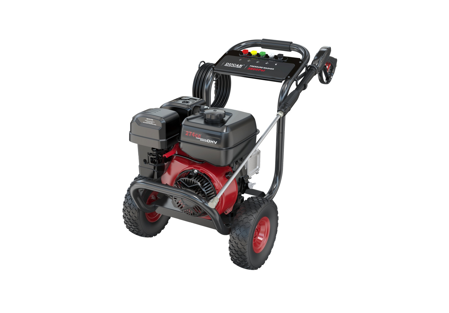 Ducar høytrykkspyler med bensinmotor DGPW38T 262 bar