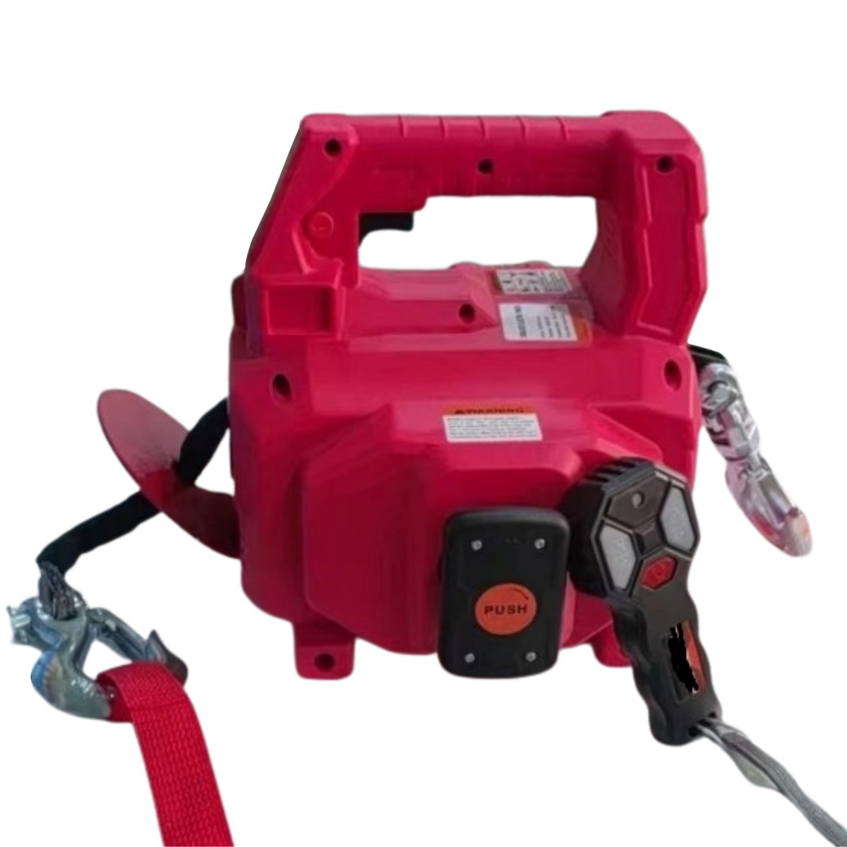 Moment batteridrevet vinsj 18 V 450 kg med syntetisk tau
