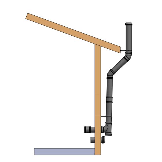 Ventilasjonssett for Ekohytte forbrenningstoalett