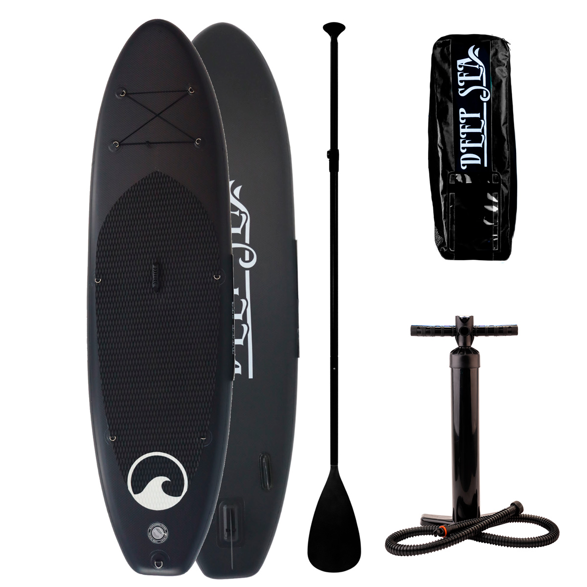 Deep Sea SUP Brett Sett Pro (300cm), svart