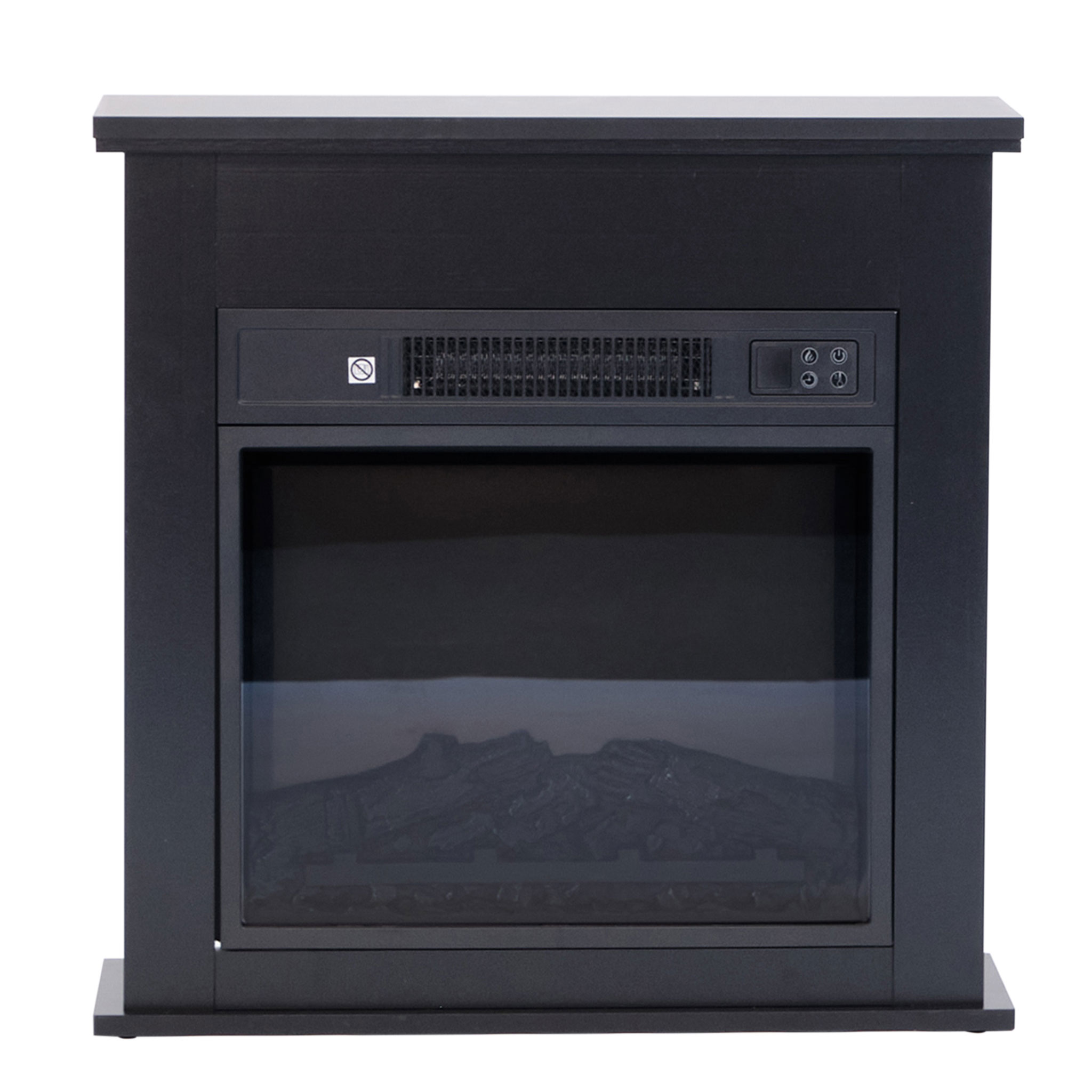 Lykke Elektrisk Peis S, 2000W, Svart