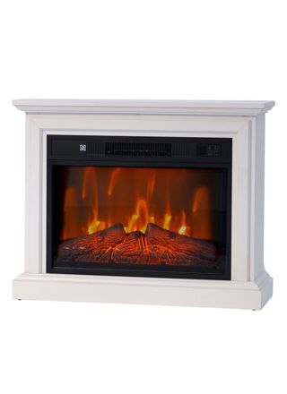 Lykke elektrisk peis M, 2000W, Hvit