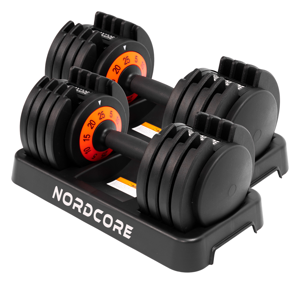 Nordcore 2x Justerbar Håndvekt Core, 50kg