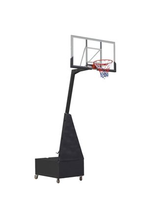Prosport Basketballkurv med stativ, sammenleggbar 2.6 - 3.05m