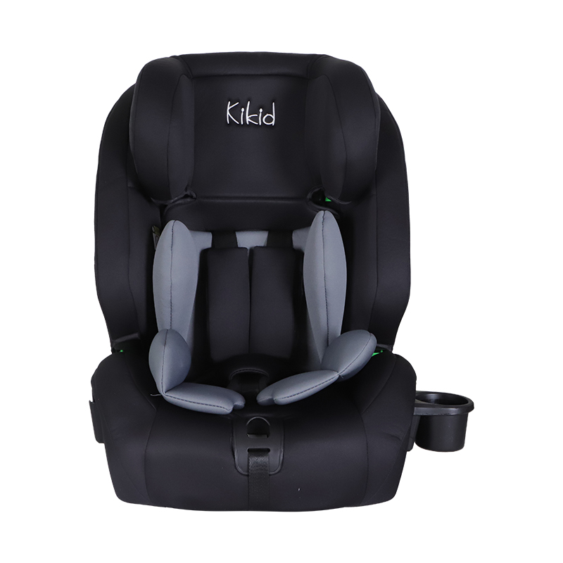 Kikid Premium Bilstol 76-150cm i-Size ISOFIX R129, svart
