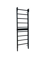 React Ribbevegg Svart 230X70X10 CM