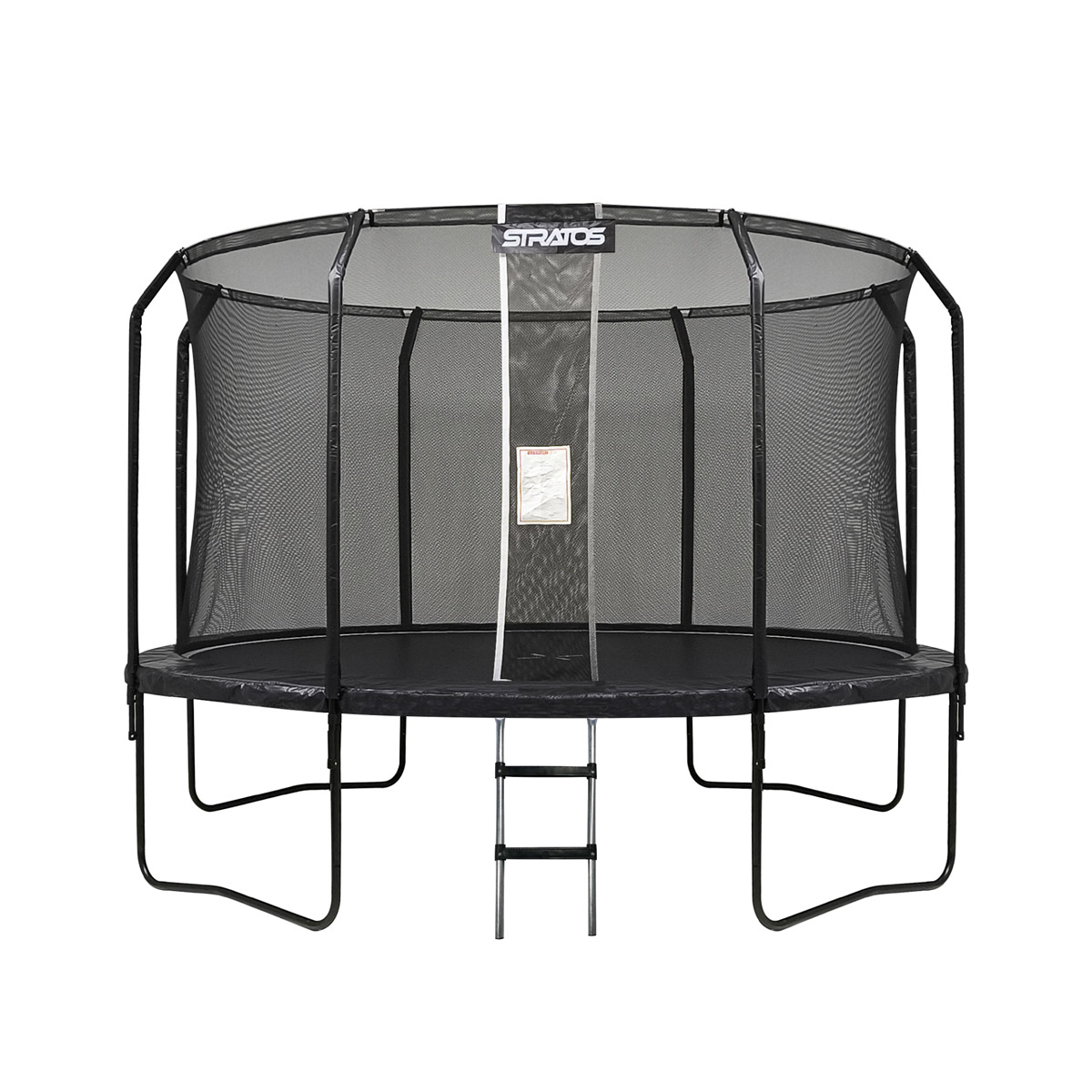 Stratos Trampoline 396cm Premium Svart Linje