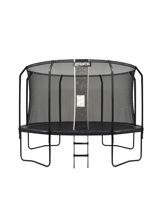 Stratos Trampoline 396cm Premium Svart Linje