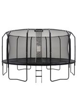 Stratos Trampoline 488cm Premium Svart Linje