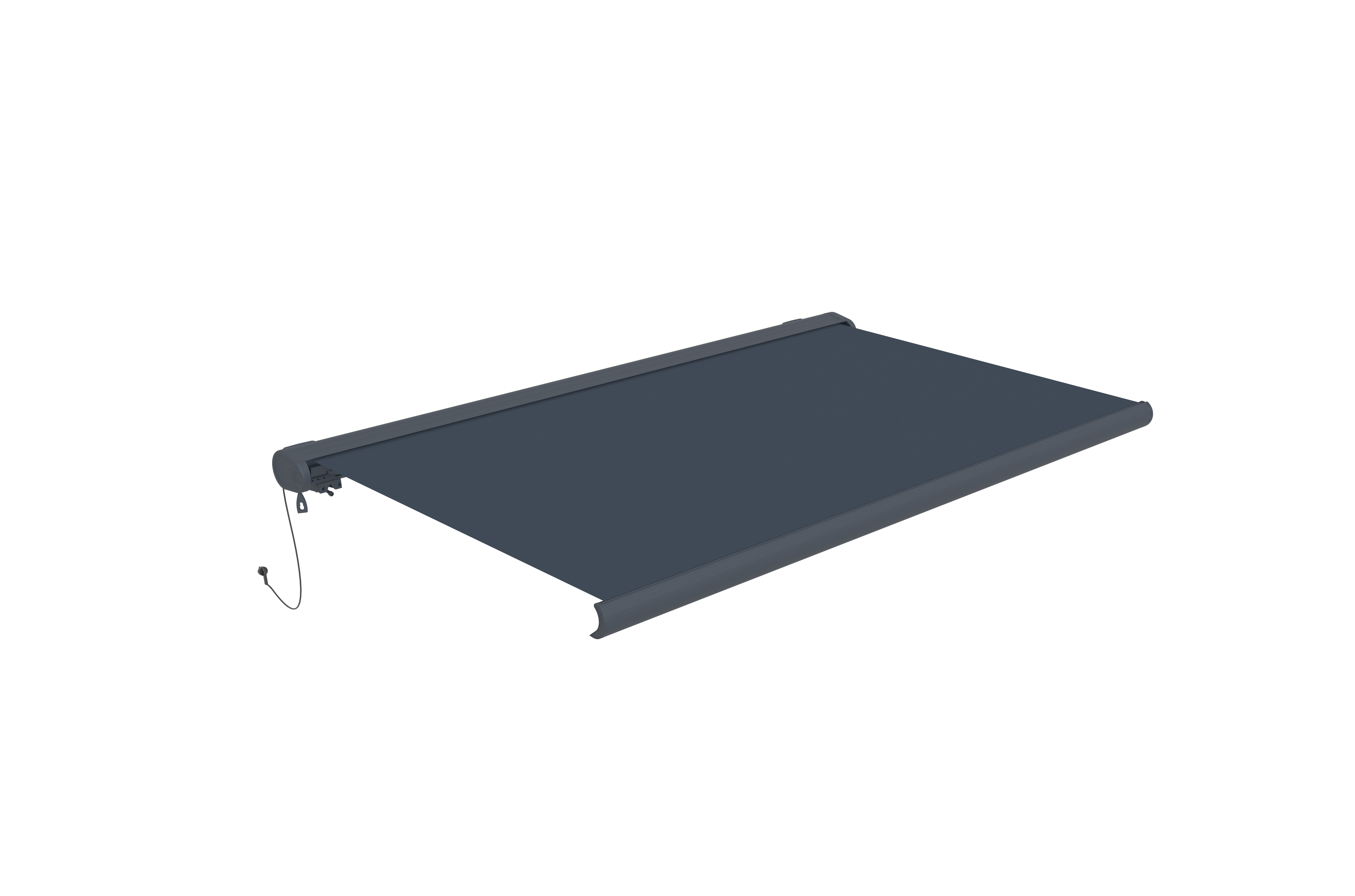 Lykke Full-Cassette Markise 3x2,5 m, mørkegrå