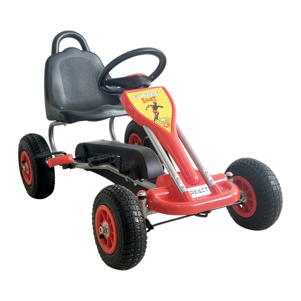 React Pedal Tråbil Formula Red
