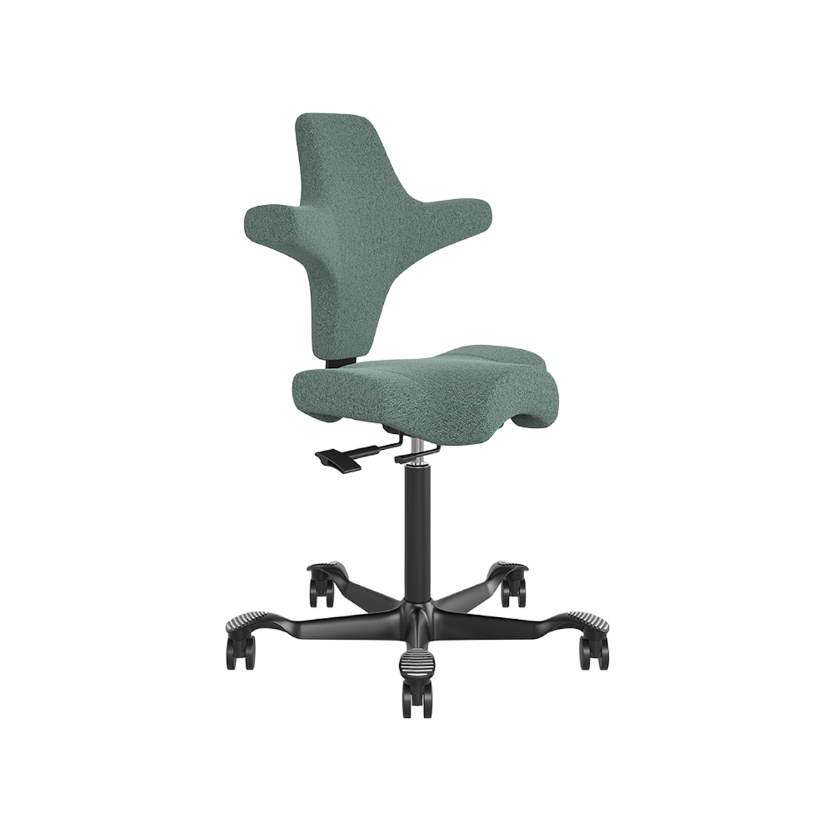 Lykke Ergonomisk kontorstol Comfort, Grønn