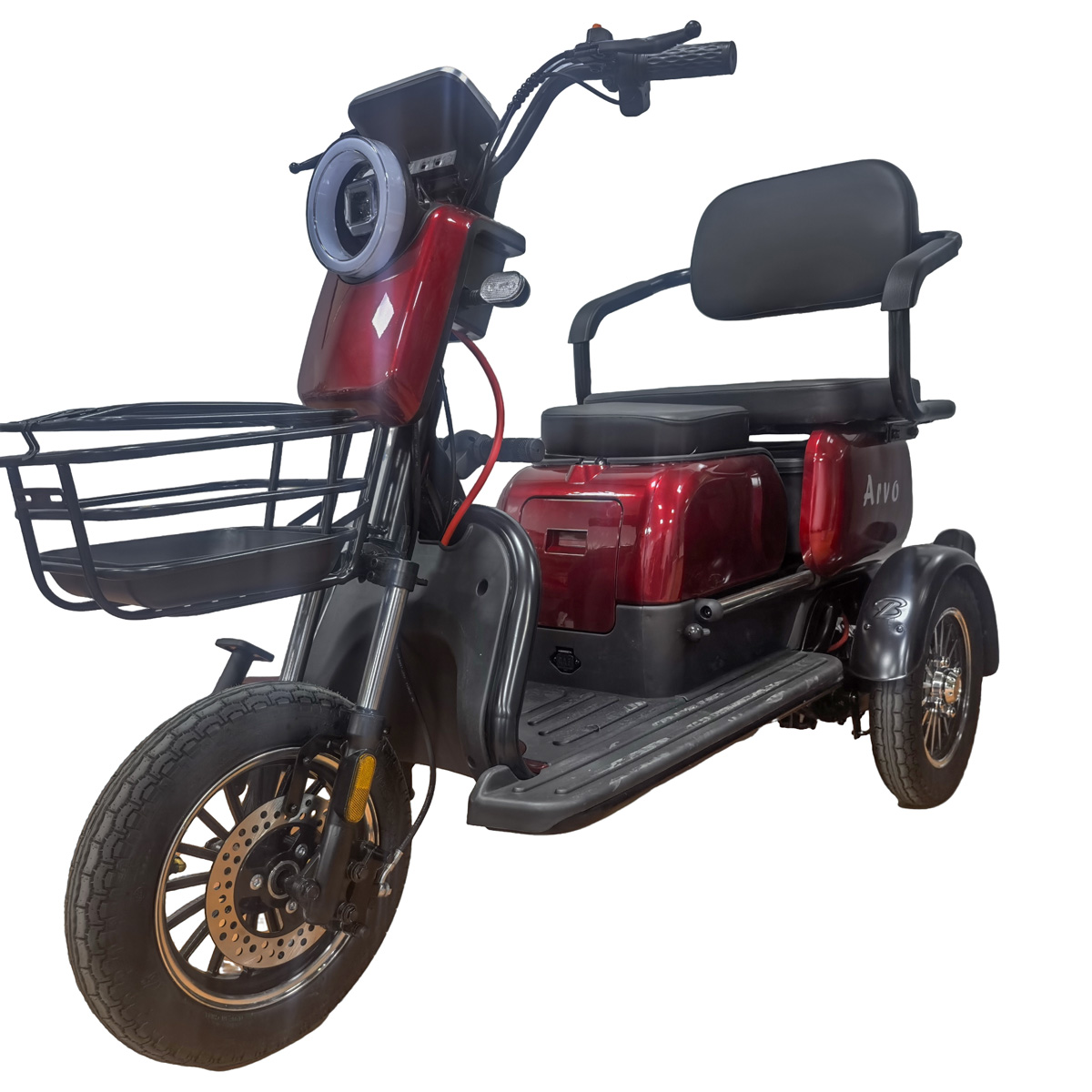 Lykke elektrisk scooter for eldre P250 Rød