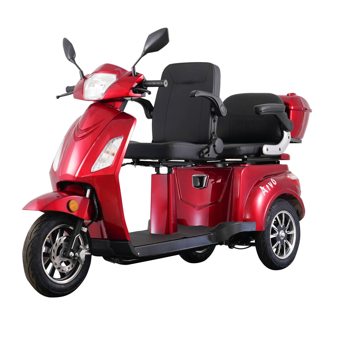 Lykke Elektrisk Scooter for Eldre X200 for 2 Personer
