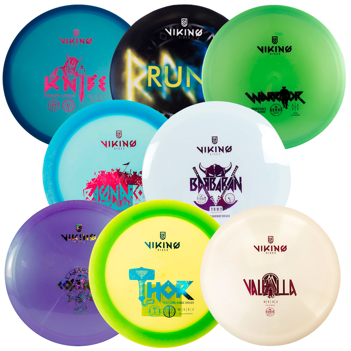 Viking Discs Pro Tour 8-skivesett
