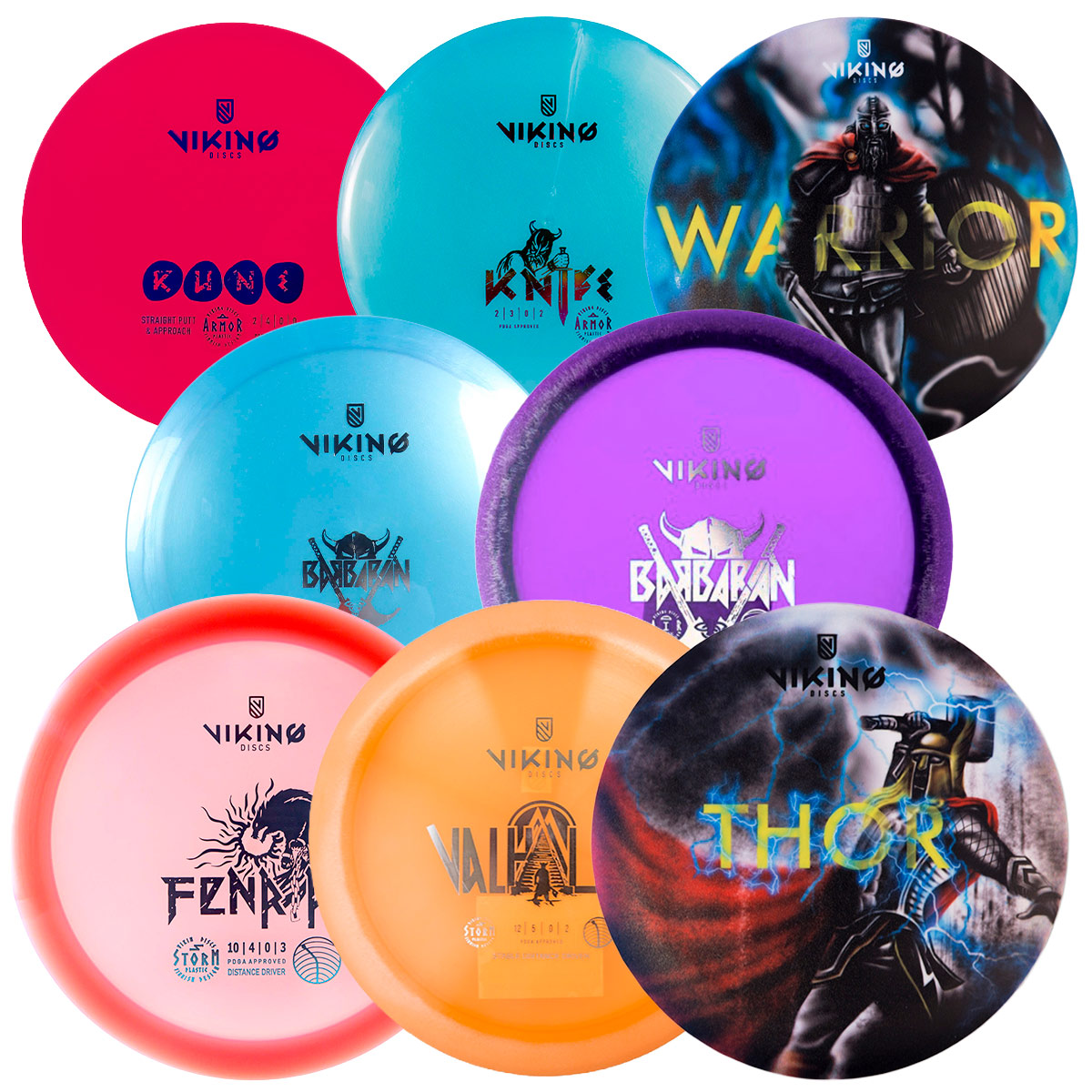 Viking Discs Mayhem 8-skivesett