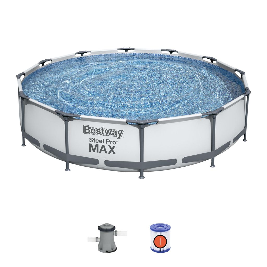 Steel Pro Max bassengsett 366 x 76 cm