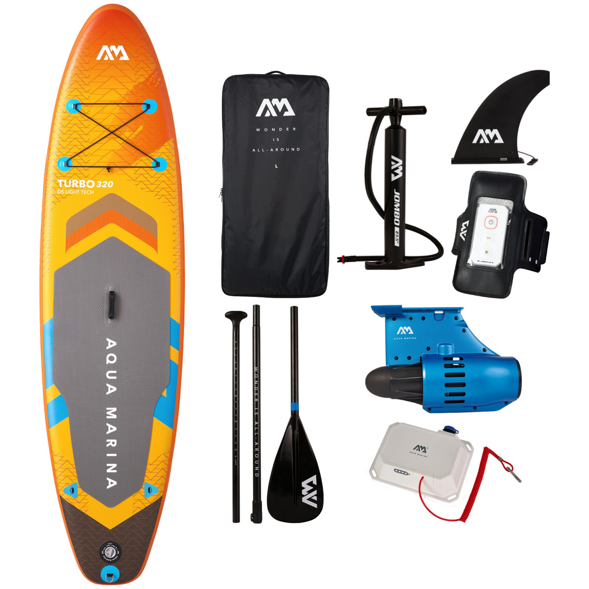 Aqua Marina SUP-brettsett Amgo 320 med Bluedrive S-motor