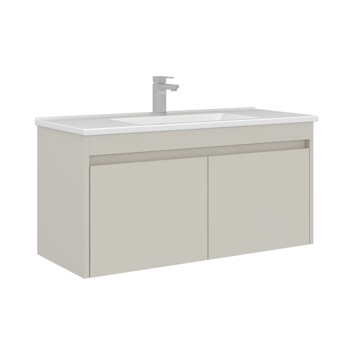 Norda Design Baderomsskap med servant Arno 100 Dør 45 x 100 x 52 cm