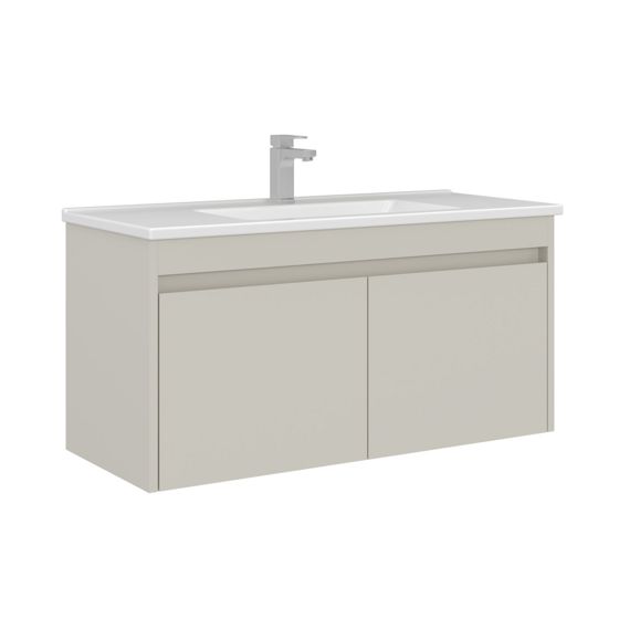 Norda Design Baderomsskap med servant Arno 100 Dør 45 x 100 x 52 cm