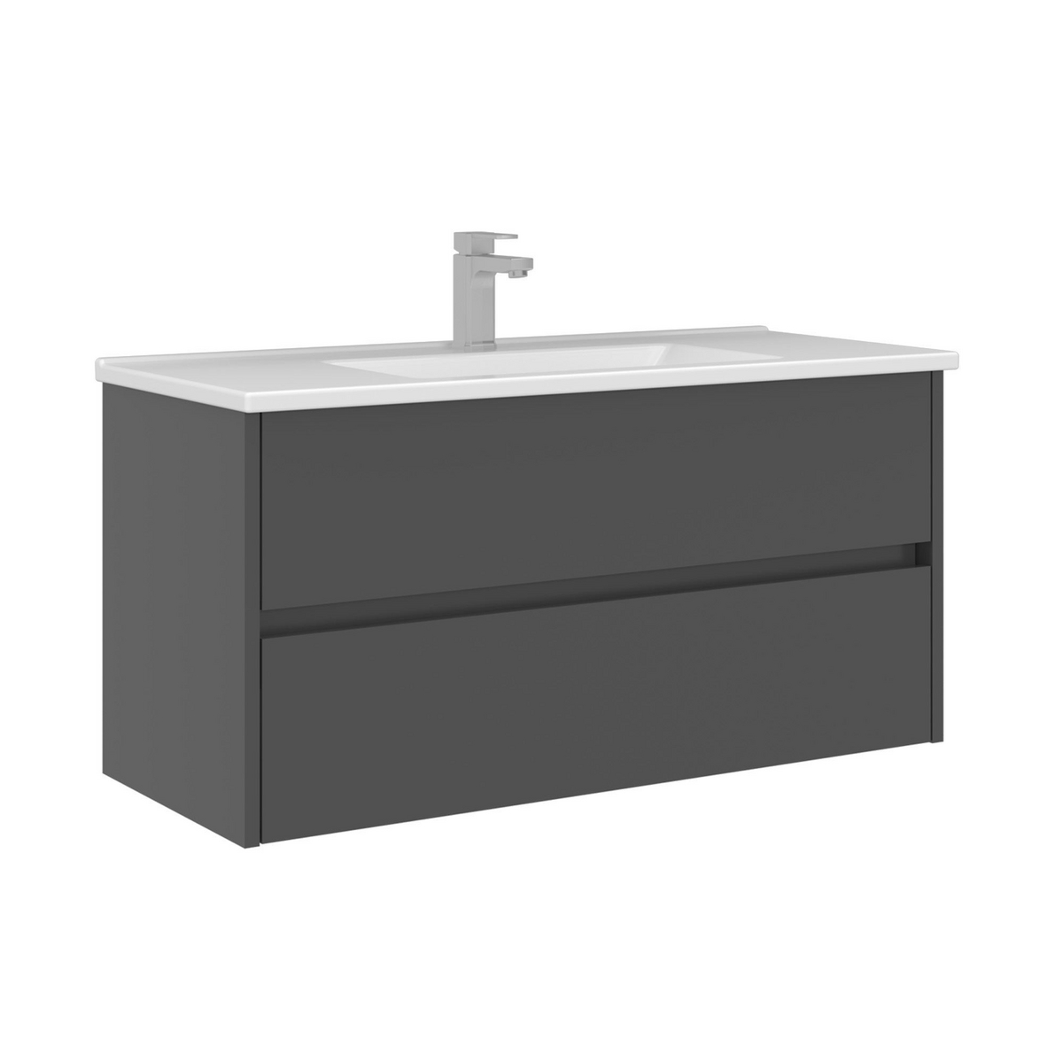 Norda Design Baderomsskap med servant Arno 100 Skuff 45 x 100 x 52 cm