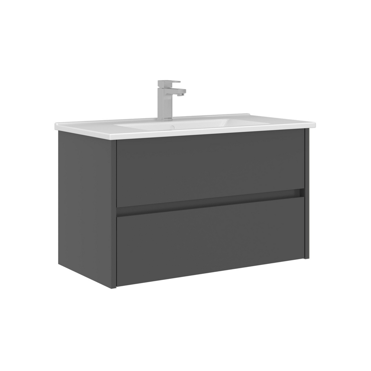 Norda Design Baderomsskap med servant Arno 85 Skuff 45 x 85 x 52 cm