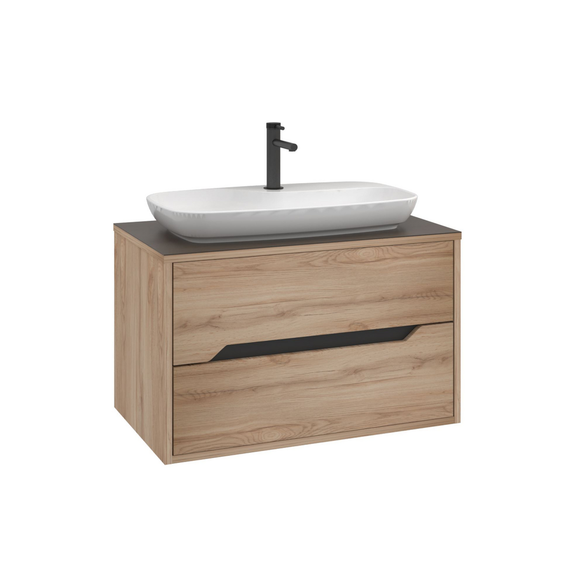 Norda Design Baderomsskap med servant Galia 80 v2 50 x 80 x 50 cm