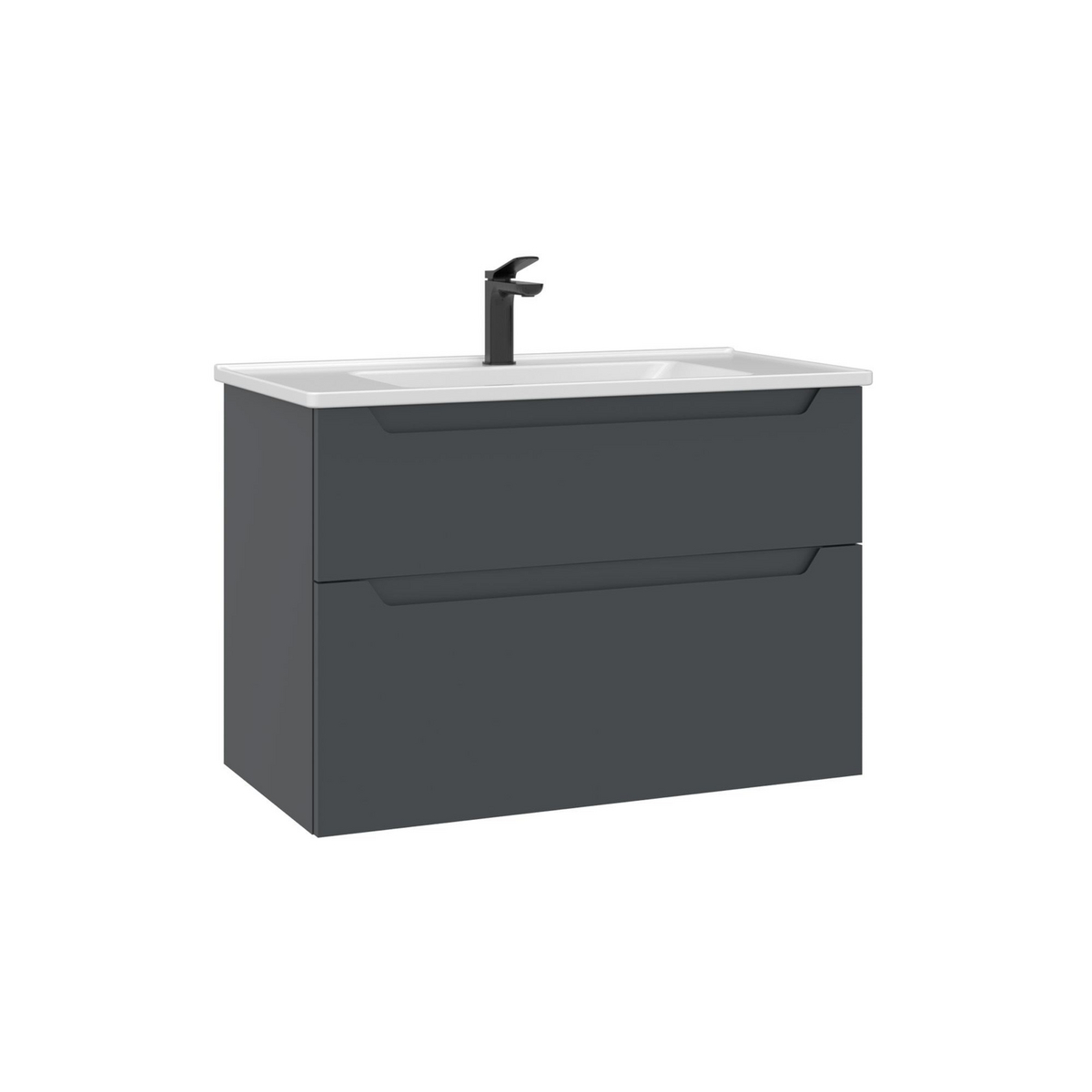 Norda Design Baderomsskap med servant Messina 85 v2 45 x 85 x 55 cm