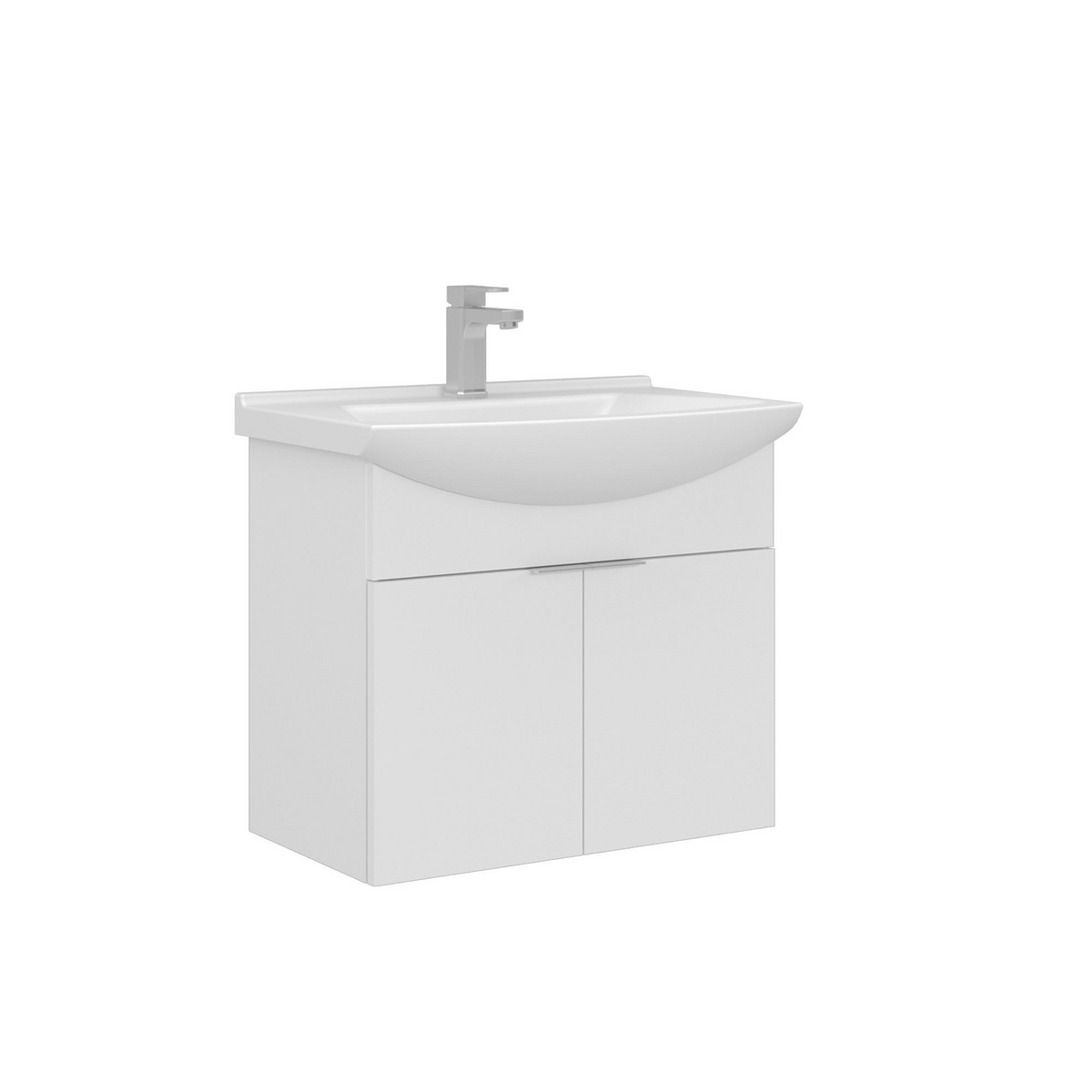 Norda Design Baderomsskap med servant Purus 65 50 x 65 x 58 cm
