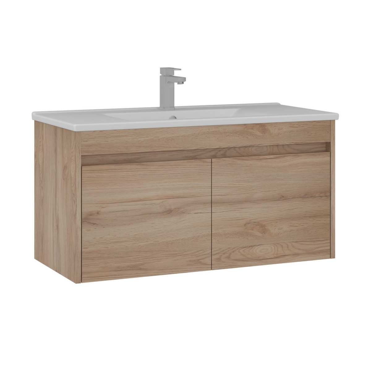 Norda Design Baderomsskap med servant Side 100 v3 Dør 45 x 100 x 52 cm