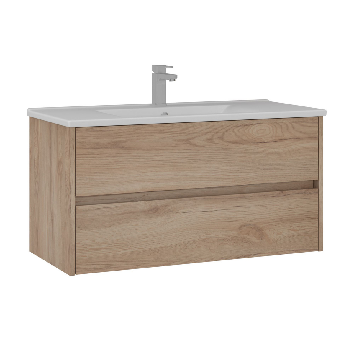 Norda Design Baderomsskap med servant Side 100 v3 Skuff 45 x 100 x 52 cm