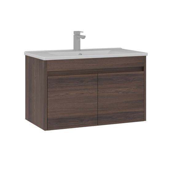 Norda Design Baderomsskap med servant Side 85 v2 Dør 45 x 85 x 52 cm