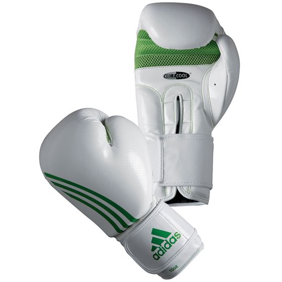 Adidas Box-Fit Boksehansker, hvit / grønn