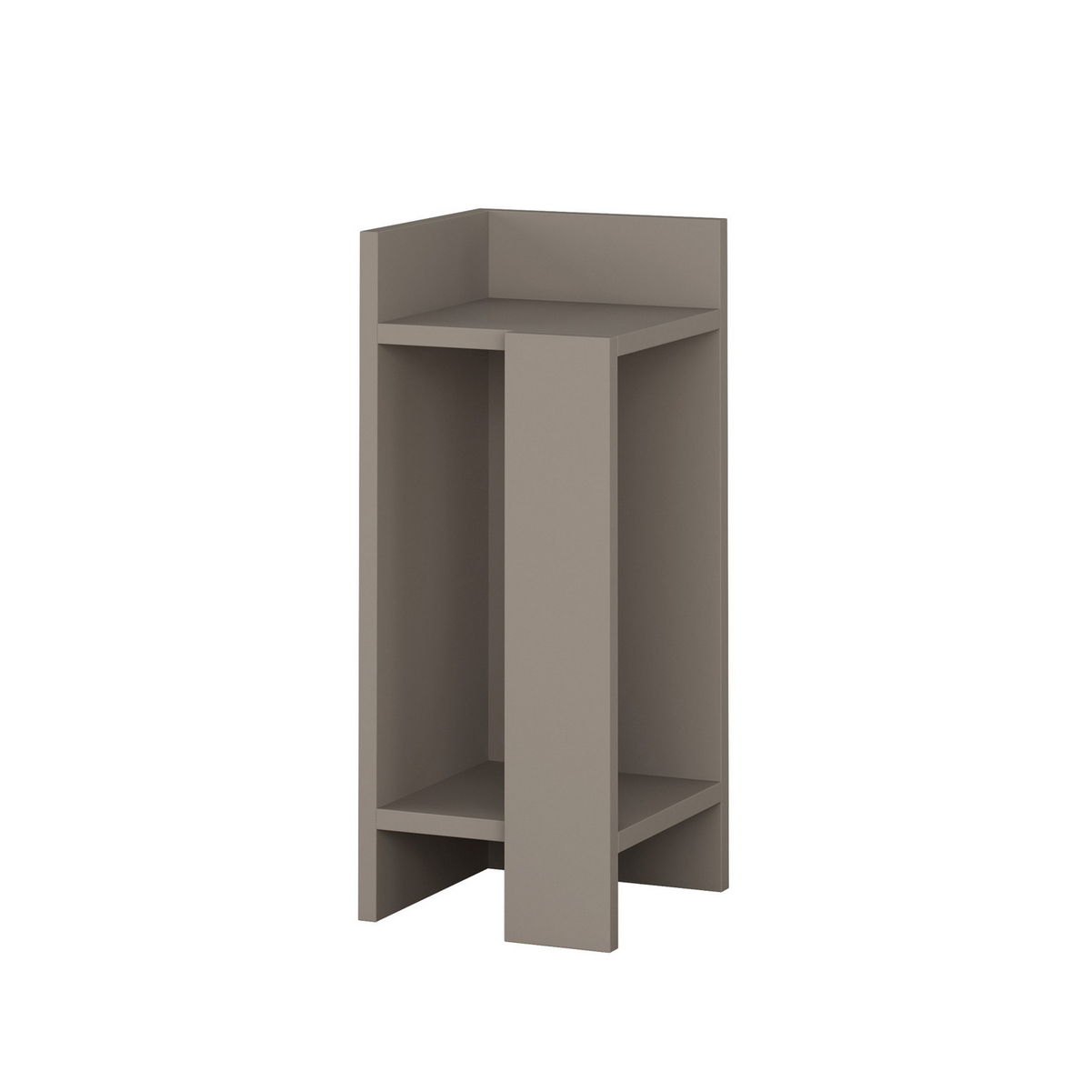 Norda Design nattbord, 25x60x27 cm | 100% melaminbelagt sponplate, 18 mm tykk | moderne design