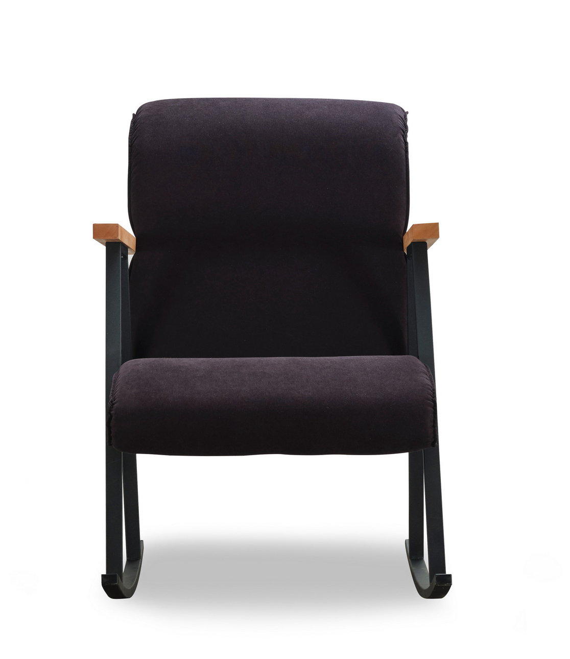 Norda Design moderne gyngestol, metallramme, lettstelt bomullsfôret stoff, 96 cm høyde | stilig og slitesterkt design for hjem og hotell
