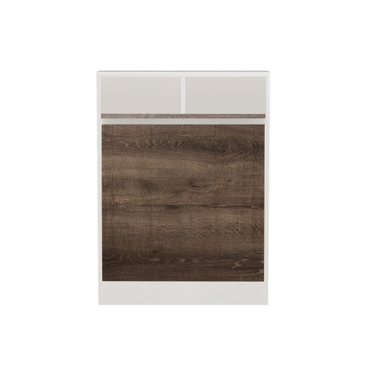 Norda Design moderne sammenleggbart bord, Patara-farge, 70 cm x 96 cm x 15 cm | 100% melaminbelagt, 18 mm tykk