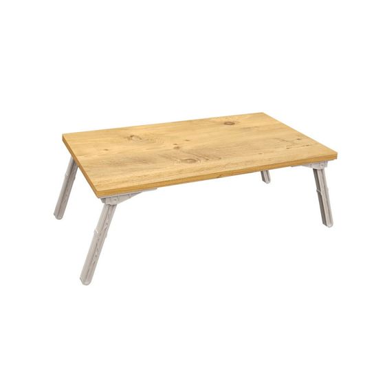 Norda Design moderne stående laptopbord, Atlantic-furu og hvit, 60x24.5x35 cm | 100% melaminbelagt | multifunksjonell