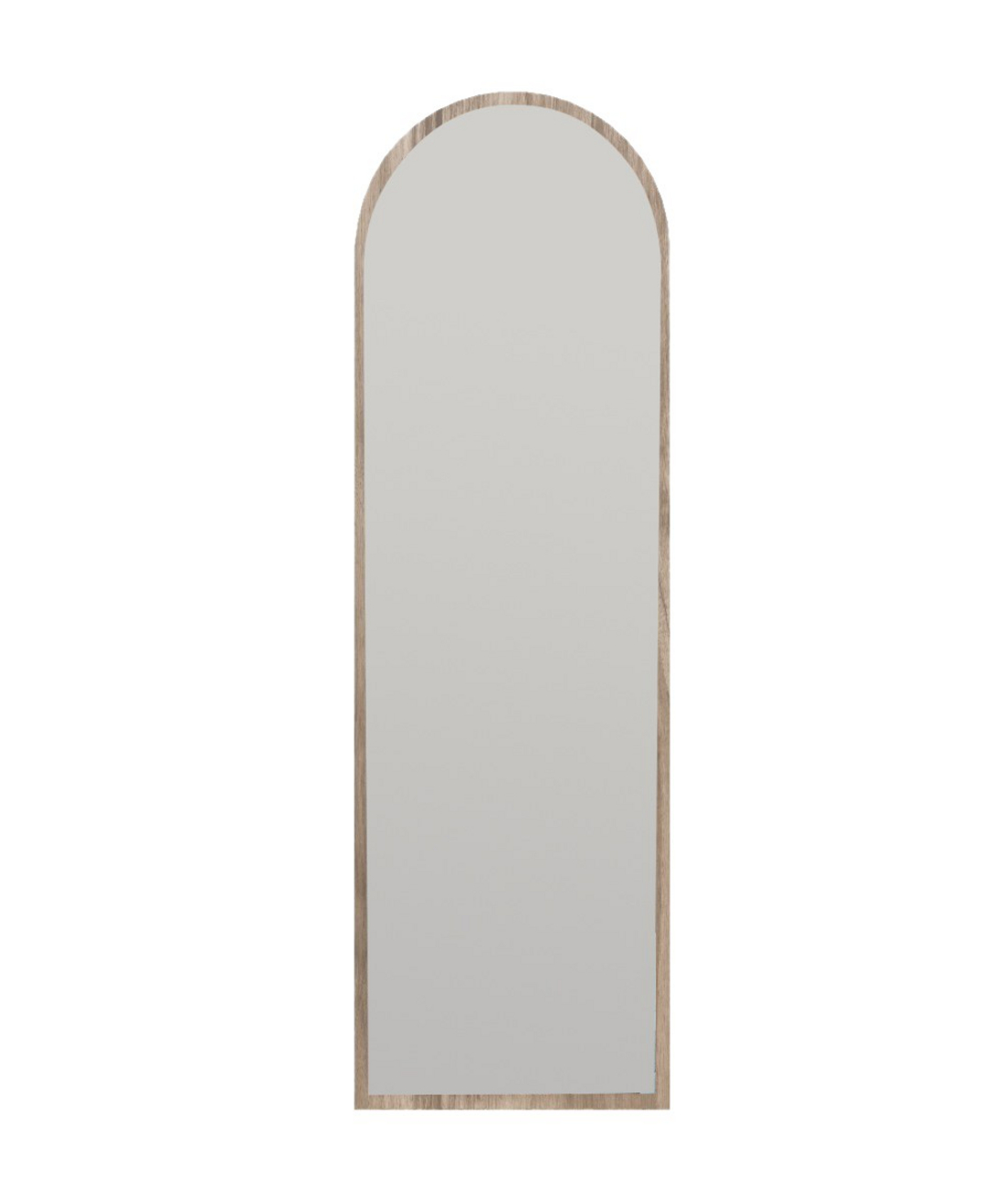 Norda Design elegant veggmontert speil, 50 x 160 cm, valnøttfarge, 100% MDF, miljøvennlig Flotal-E design | moderne hjemmeinnredning
