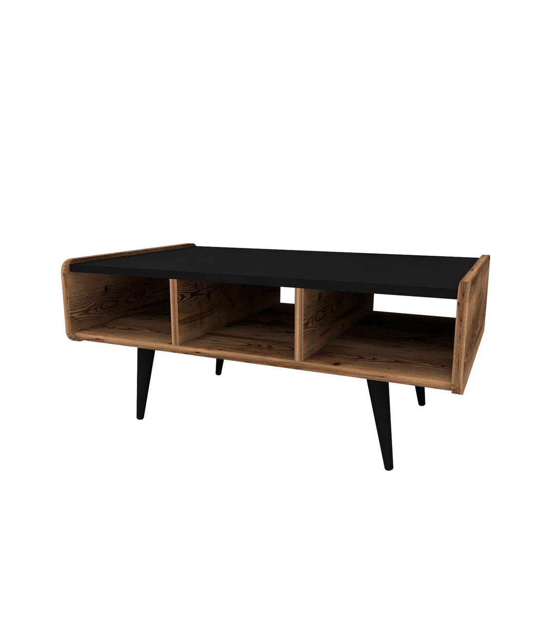 Norda Design moderne sofabord, lys valnøtt, 90 x 56 x 40 cm | 100% melaminbelagt, 18 mm tykk | skandinavisk design
