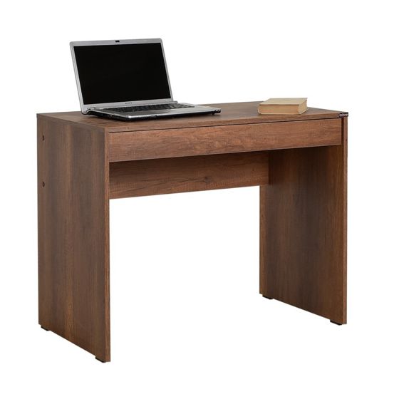 Norda Design moderne skrivebord, Oslo og valnøtt, 90 x 75 x 55 cm | 100% melaminbelagt, 16 mm tykk | stilig og funksjonell
