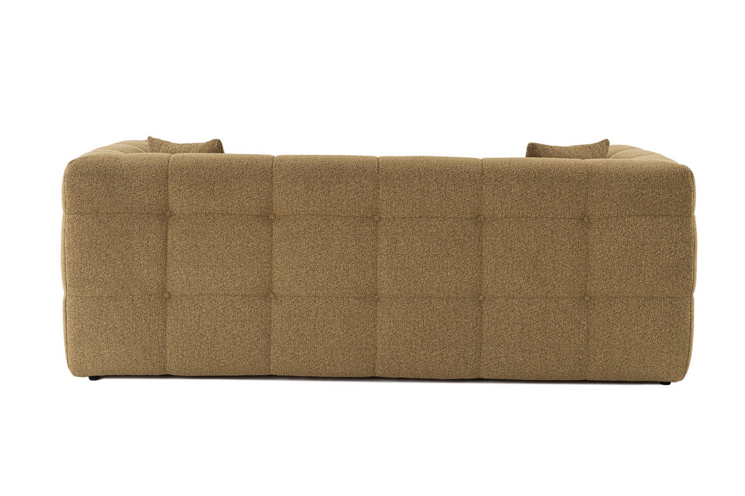 Norda Design stilig 2-seters sofa, khaki, 195 x 100 x 72 cm | bøkramme, 100% polyester, myke skumputer | perfekt for moderne stuer