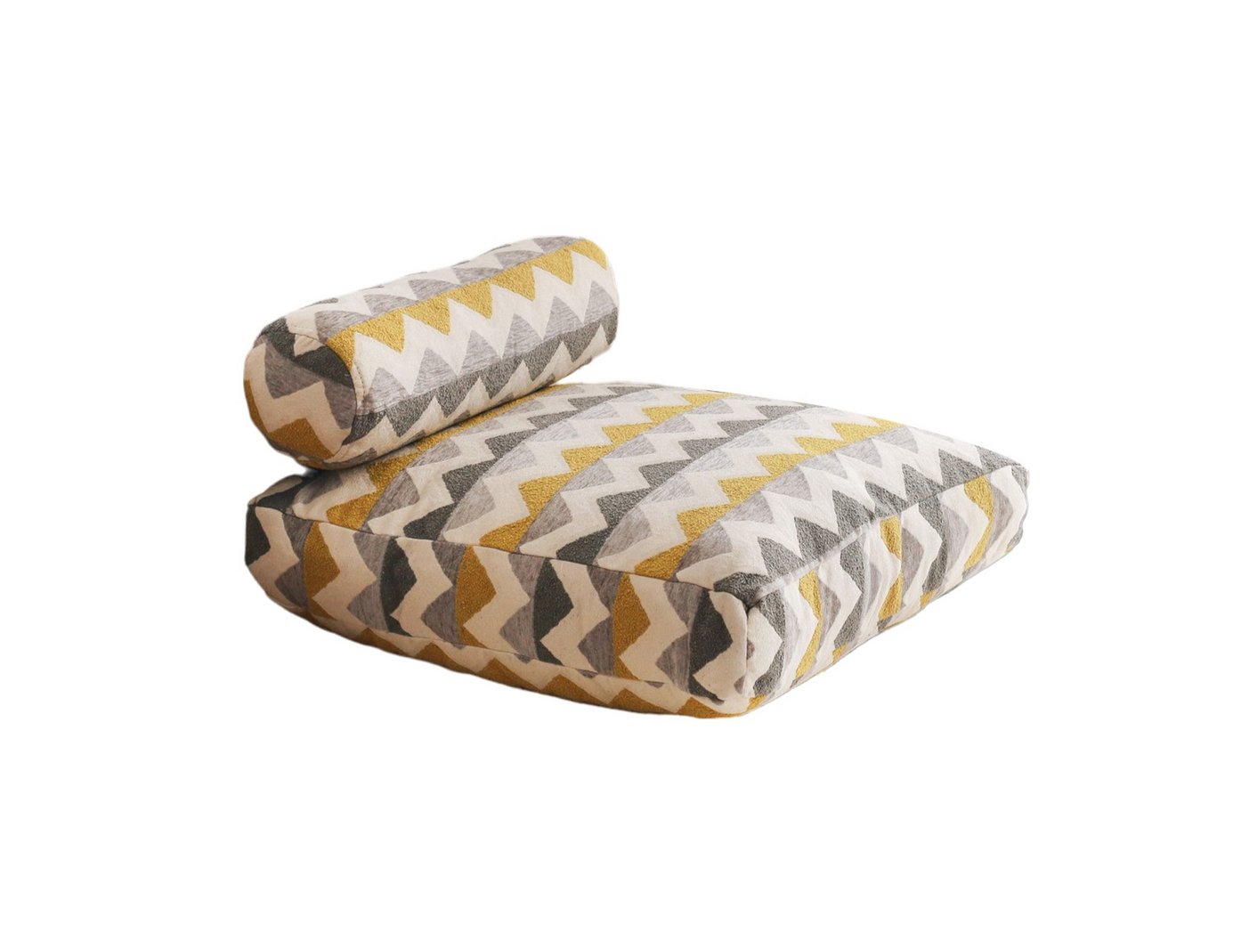 Norda Design myk teddystoff pute, 70 x 70 x 27 cm | skum-/fiberfylling | ideell for koselig hjemmeinnredning
