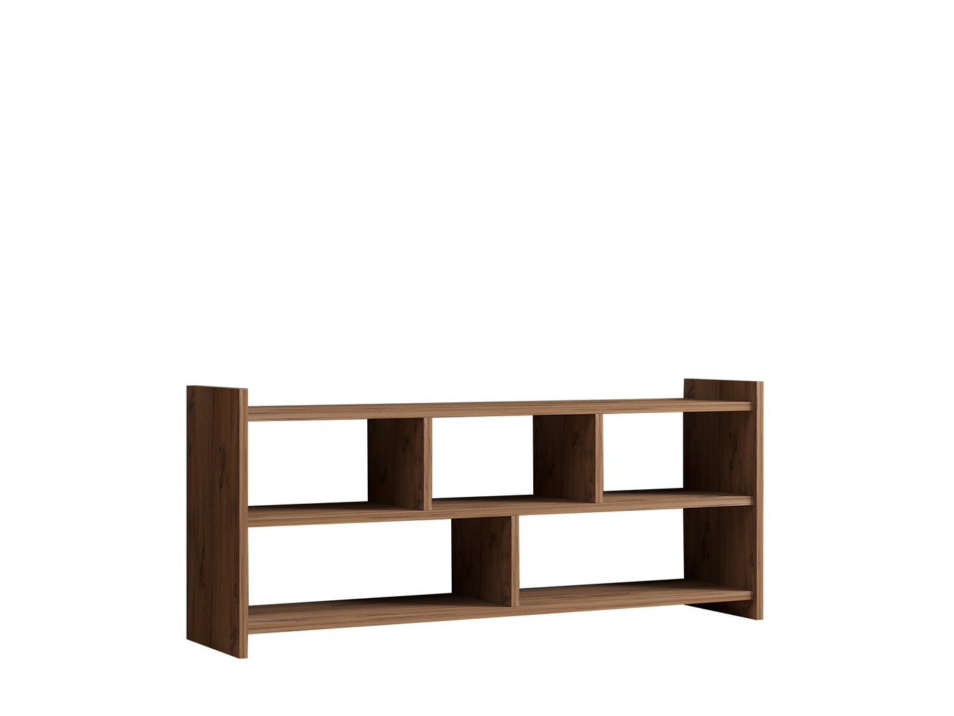 Norda Design moderne rustikk TV-benk, Atlantic-furu, 117.5 cm | 100% melaminbelagt, 18mm | flere hyller og oppbevaring