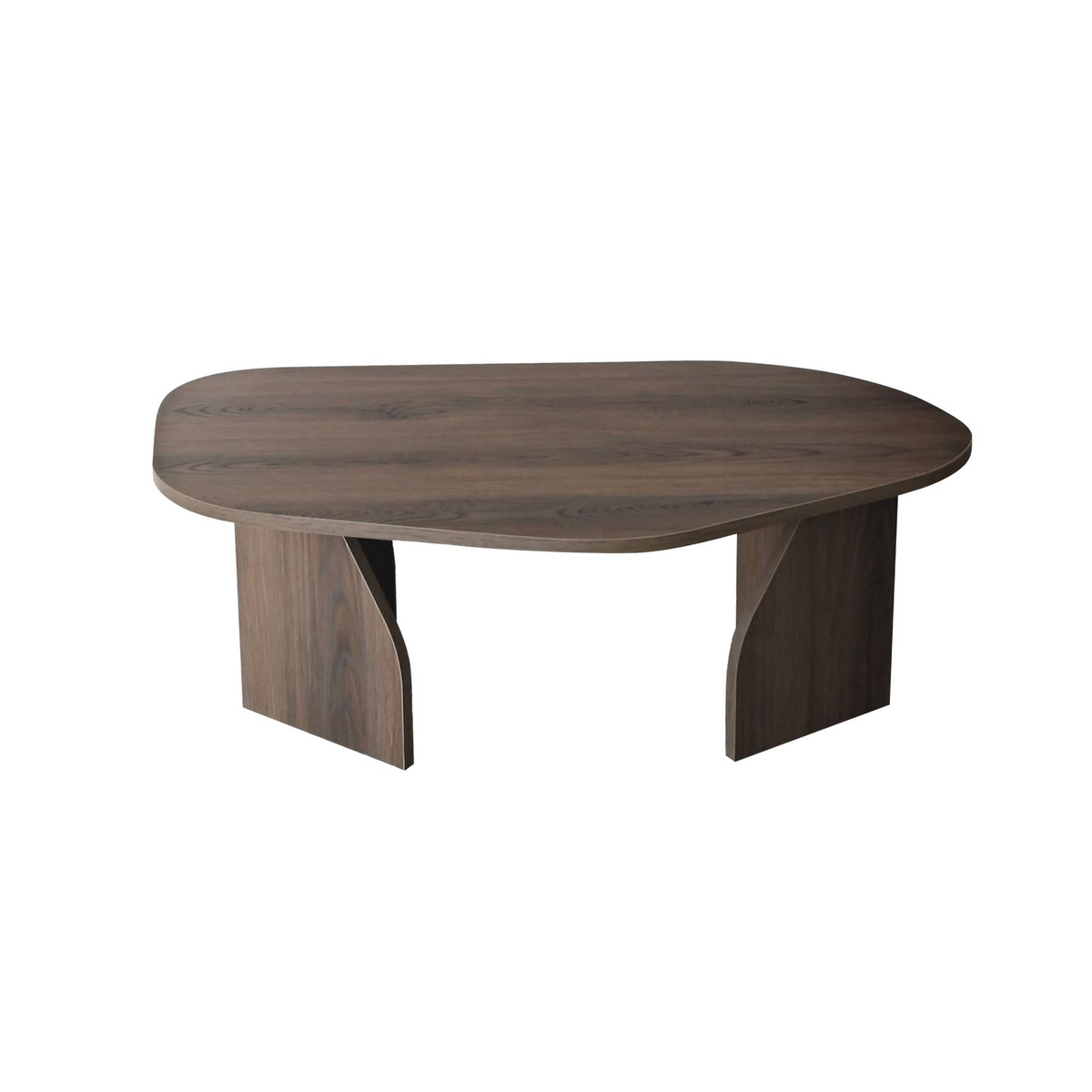 Norda Design moderne valnøtt sofabord, 100 cm x 60 cm x 35 cm | 100% melaminbelagt, 18 mm tykkelse | stilig og slitesterk