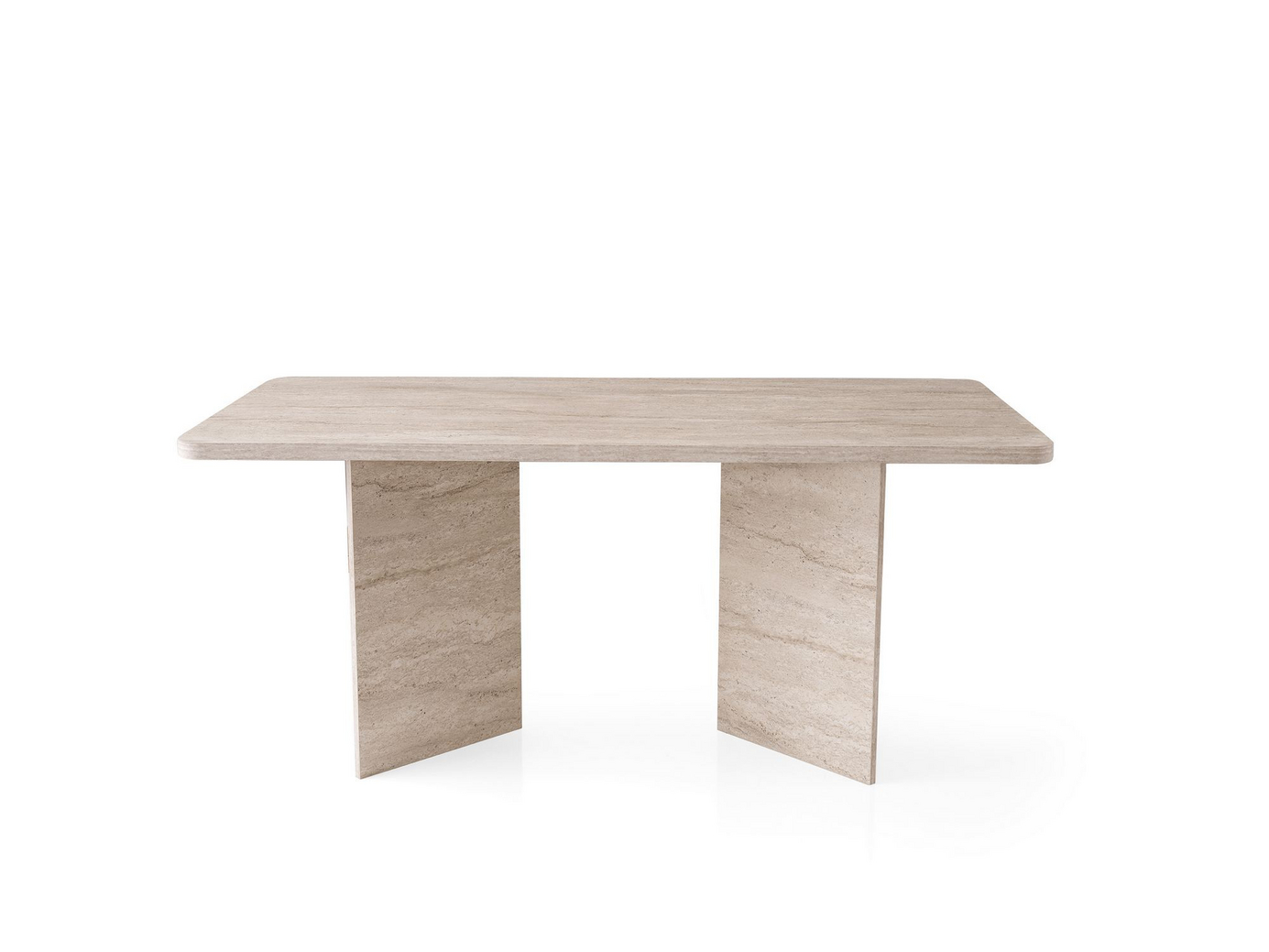 Norda Design moderne spisebord, travertinfarge, 180 x 90 x 77 cm | 100% melaminbelagt, 18 mm tykk | stilig og slitesterk
