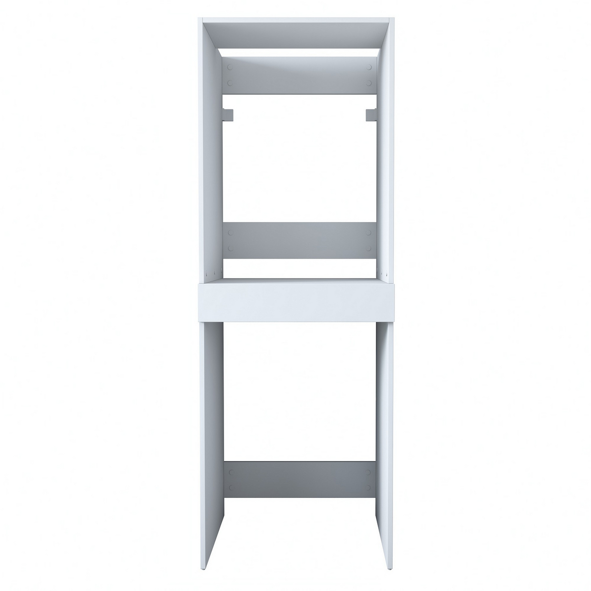 Norda Design moderne hvit baderomsskap, 66.6 cm W x 189 cm H x 65 cm D | 100% melaminbelagt E1 sponplate | veggmonterbar