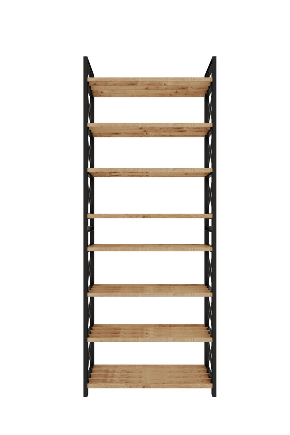 Norda Design moderne multifunksjonell hylle, svart, 46 x 128 x 18 cm | 100% plast tre | stilig industriell design