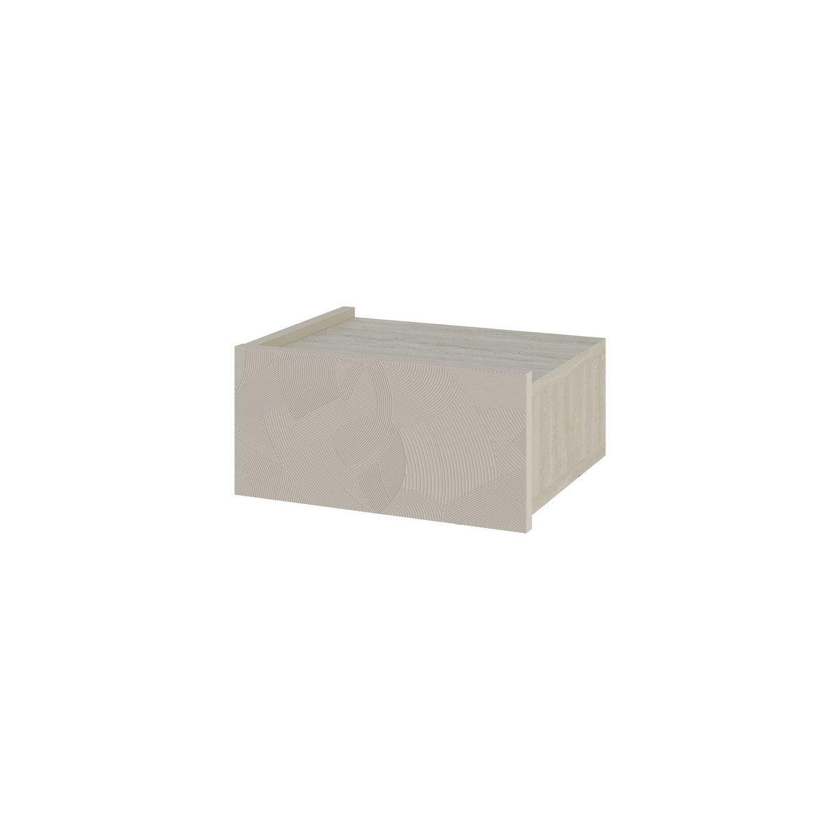 Norda Design Nattbord Onda LED, 31 × 38,4 × 18,5 cm