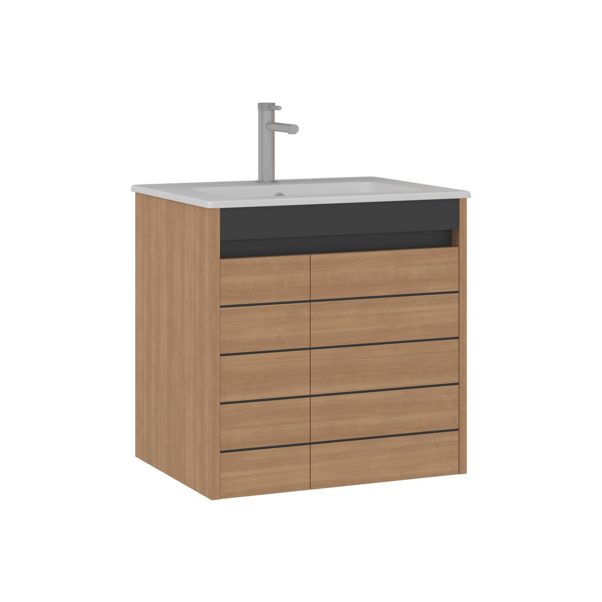 Norda Design Servantskap Ricato 60, valnøtt, 47 × 61 × 62 cm